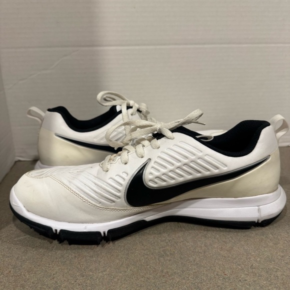 Nike Golf Explorer 2 Men Spikeless White Black Lace-up Golf Shoes 8.5 main image 8